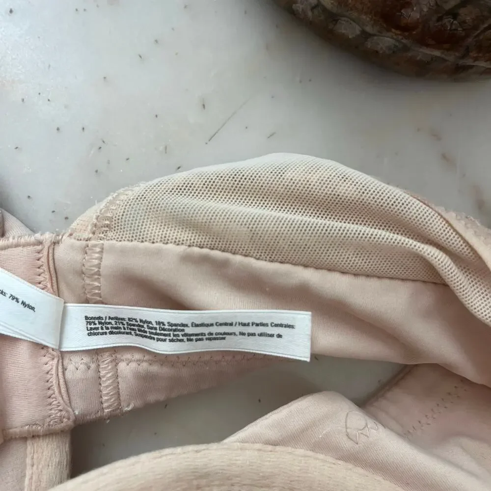 Le Mystère Push Up Underwire Classic Bra Nude Beige 38D Classic
